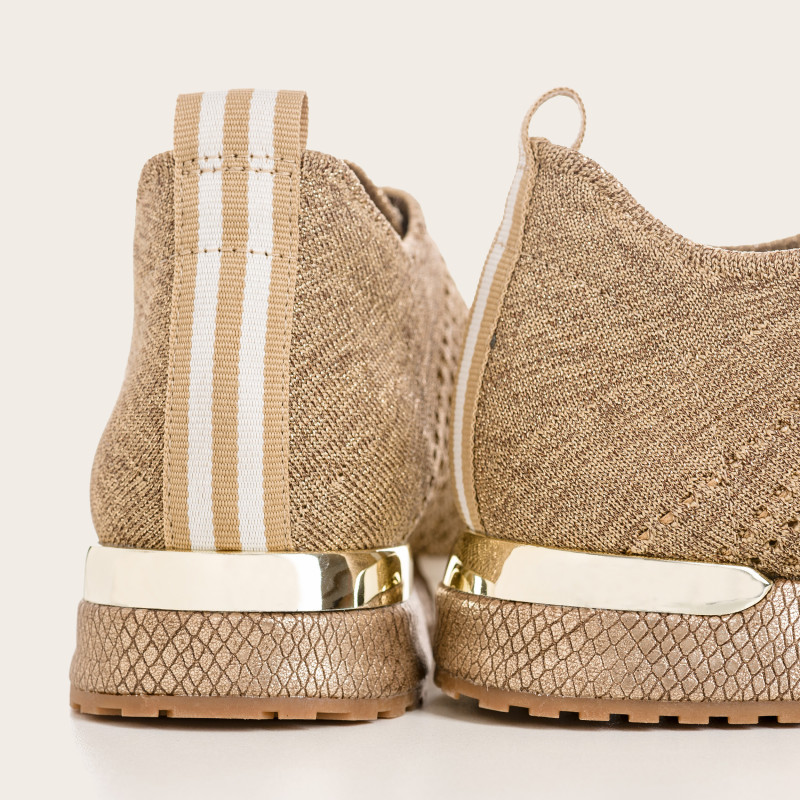 Sneakers Ines Crochet Lamé - Elegance