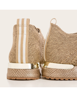 Sneakers Ines Crochet Lamé - Elegance