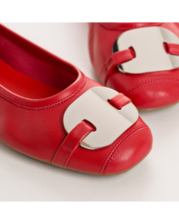 Ballerines Hermes en cuir - Élégance & Style | Reqins