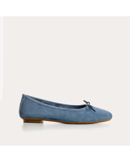 Harmony soft suede ballerinas