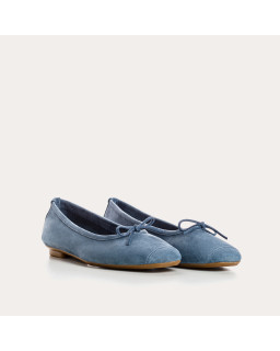 Harmony soft suede ballerinas