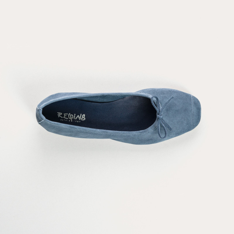 Harmony soft suede ballerinas