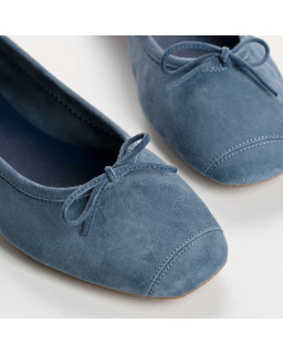 Ballerines Harmony en cuir velours souple | Reqins