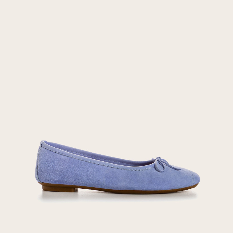 Harmony soft suede ballerinas