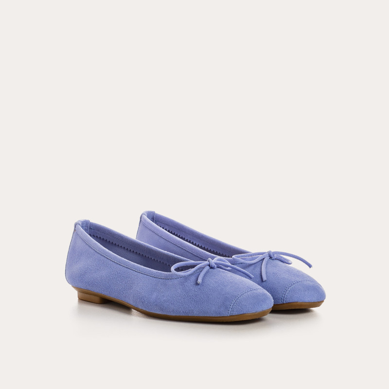 Harmony soft suede ballerinas