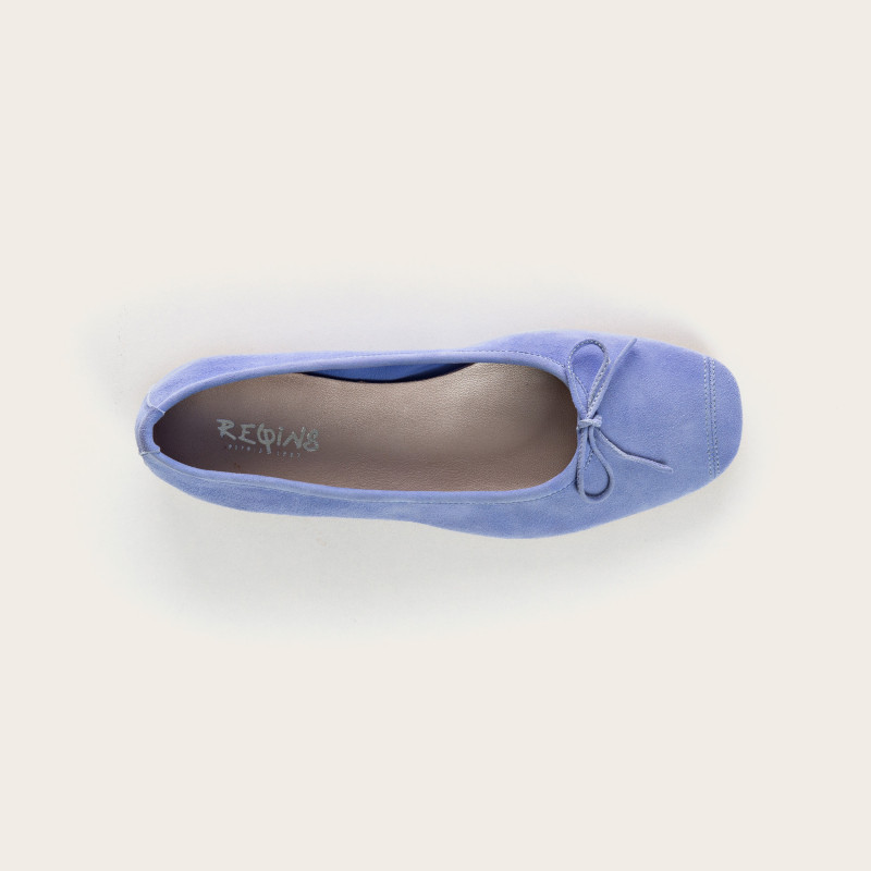 Harmony soft suede ballerinas