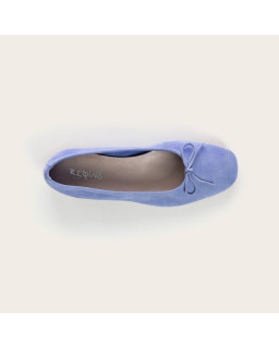 Ballerines Harmony en cuir velours souple | Reqins