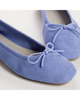 Ballerines Harmony en cuir velours souple | Reqins