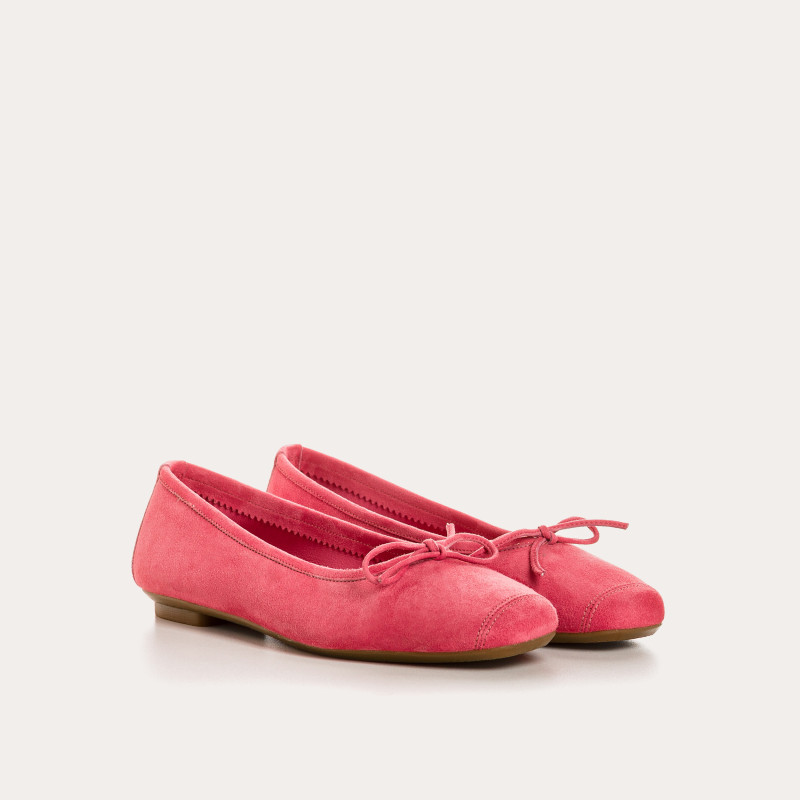 Harmony soft suede ballerinas