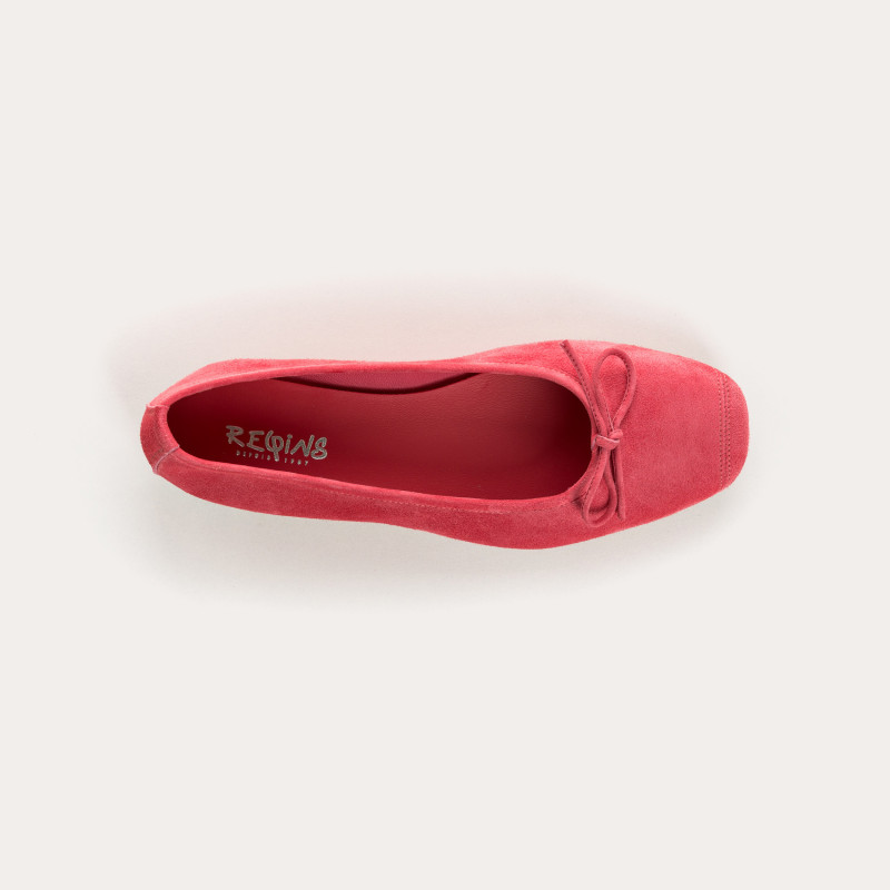 Harmony soft suede ballerinas