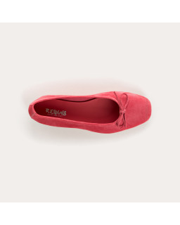Harmony soft suede ballerinas