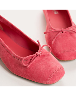 Ballerines Harmony en cuir velours souple | Reqins