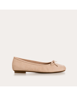 Harmony soft suede ballerinas