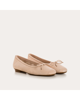 Harmony soft suede ballerinas
