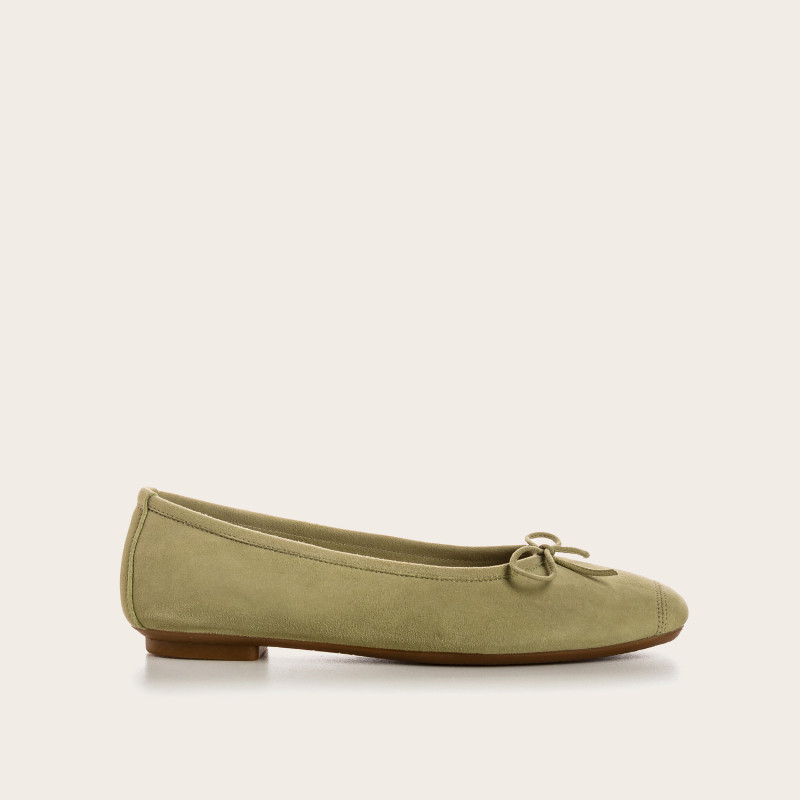Harmony soft suede ballerinas