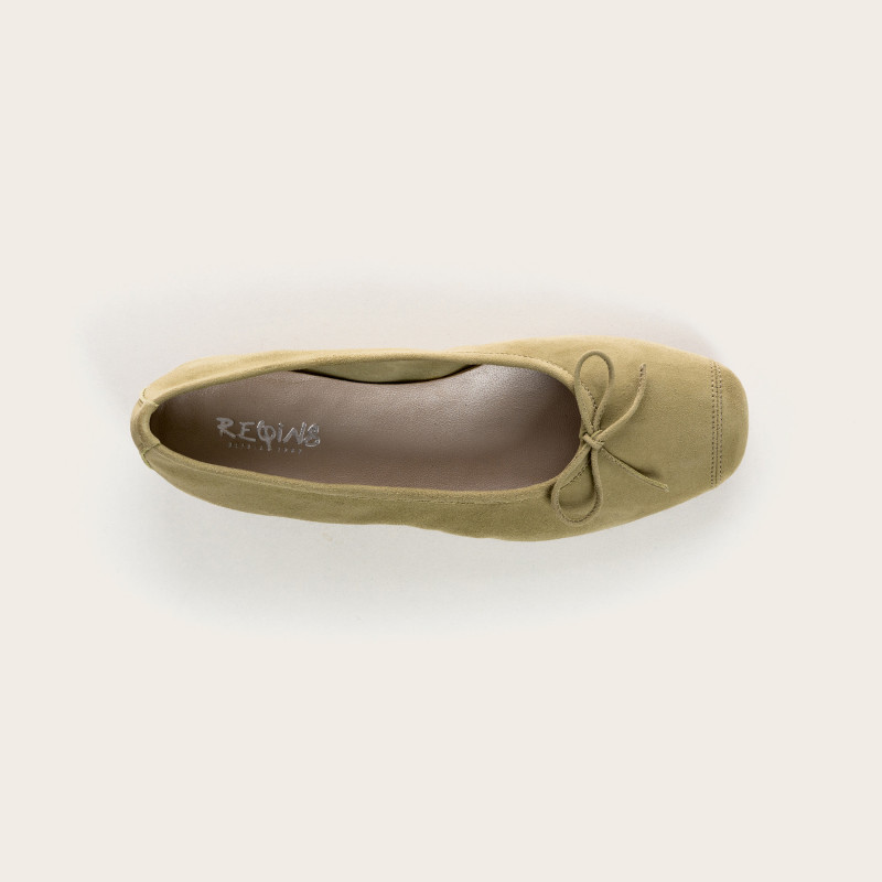 Harmony soft suede ballerinas