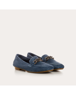 Mocassins Holding en cuir velours - Allure Preppy | Reqins