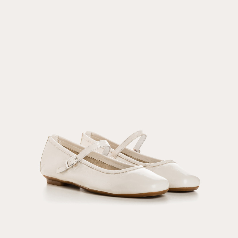 Honor Naplak Leather Mary Janes | Reqins