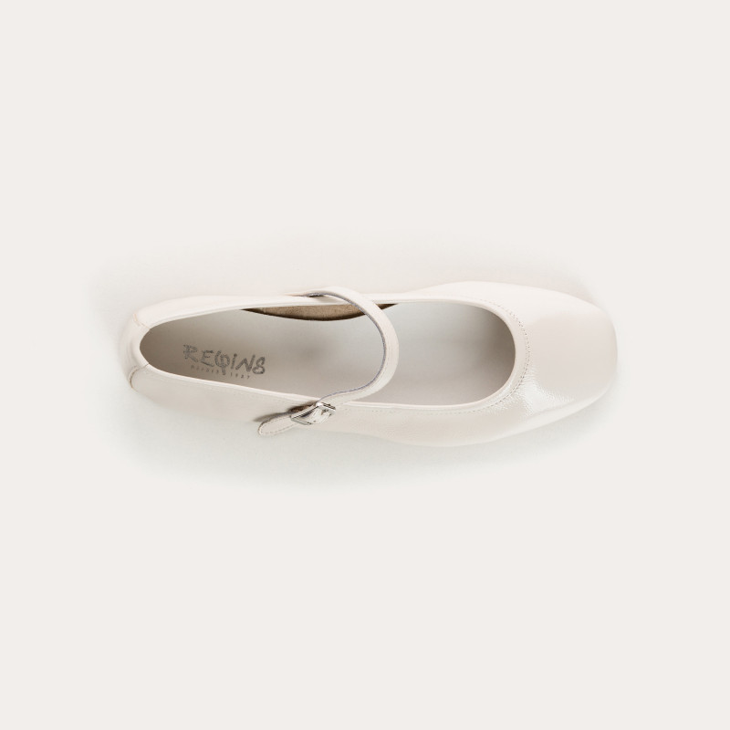 Honor Naplak Leather Mary Janes | Reqins