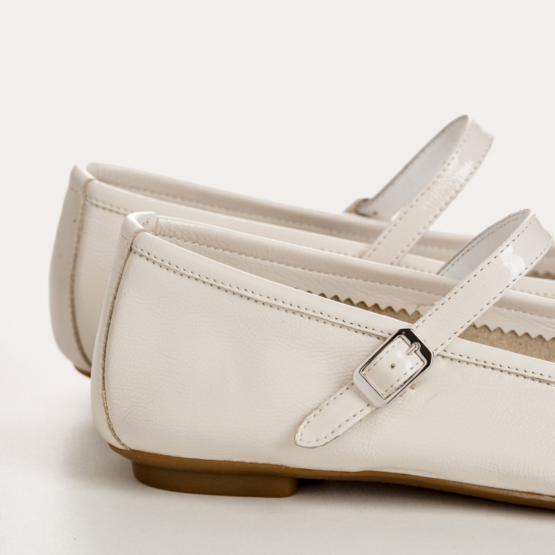 Honor Naplak Leather Mary Janes | Reqins