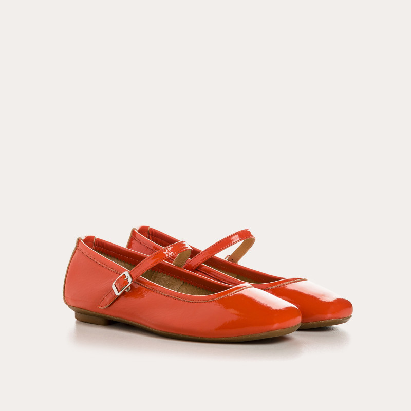 Honor Naplak Leather Mary Janes | Reqins