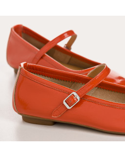 Honor Naplak Leather Mary Janes | Reqins