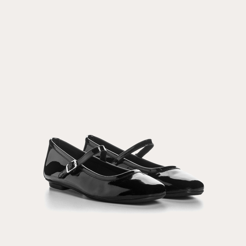 Mary Janes Honor cuir vernis – couleurs pastel & pop | Reqins