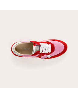 Baskets Mania en cuir velours | Reqins