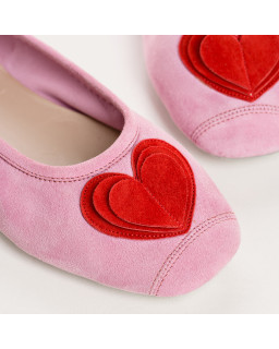 Ballerines Holove en cuir velours – Élégance & confort | Reqins