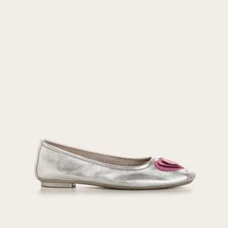 BALLERINES ARGENTÉES HOLOVE