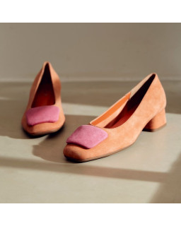 Ballerines Kefir en cuir velours - Élégantes et colorées - Reqins