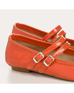 Holga Mary Janes Naplak Varnish Leather | Retro Elegance & Comfort - Reqins