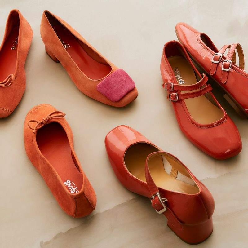 Holga Mary Janes Naplak Varnish Leather | Retro Elegance & Comfort - Reqins