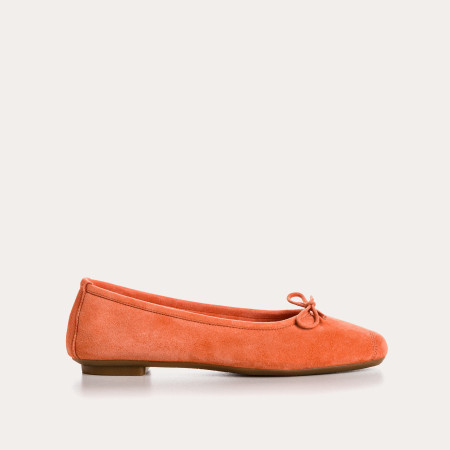 Harmony soft suede ballerinas