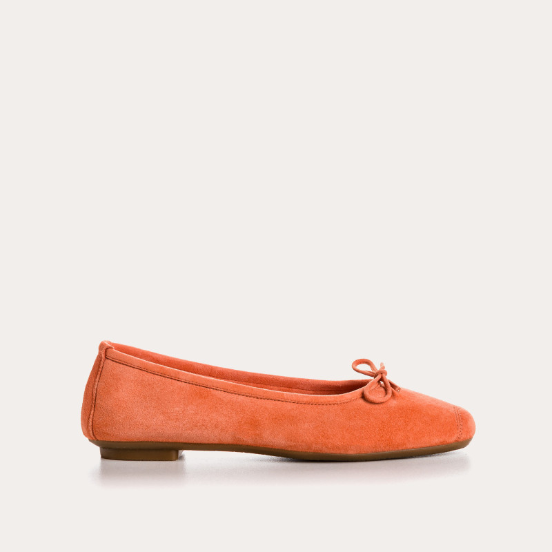 Harmony soft suede ballerinas