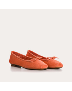 Ballerines Harmony en cuir velours souple | Reqins