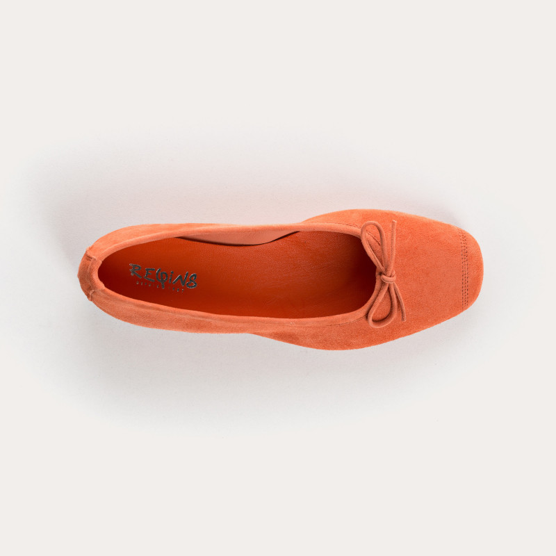 Harmony soft suede ballerinas