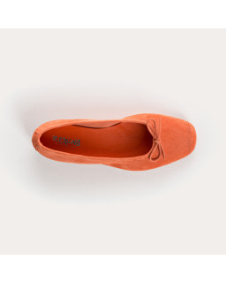 Ballerines Harmony en cuir velours souple | Reqins