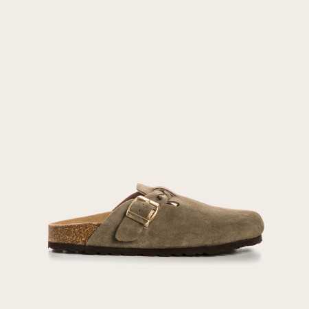 MULES MEDINA CUIR VELOURS