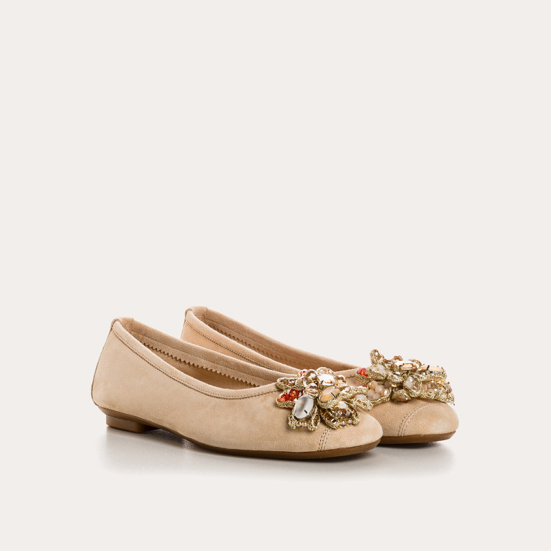 Ballerinas Hezia | Suede elegance signed Reqins