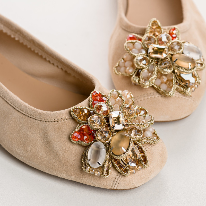 Ballerinas Hezia | Suede elegance signed Reqins