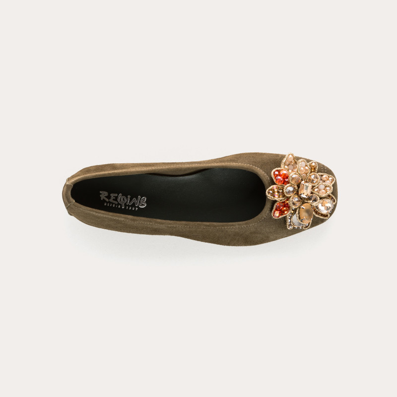 Ballerinas Hezia | Suede elegance signed Reqins