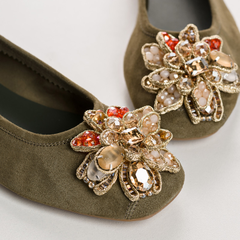 Ballerinas Hezia | Suede elegance signed Reqins