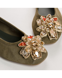 Ballerinas Hezia | Suede elegance signed Reqins