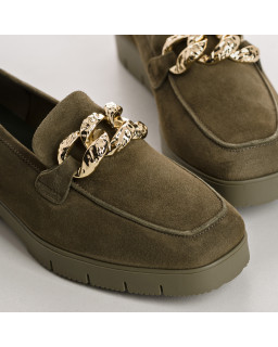 Mocassins femme en cuir velours – Modèle Majorque | Reqins