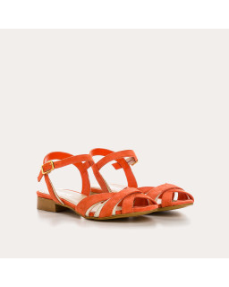 Sandales Palma en cuir velours éclat – Élégance & confort | Reqins