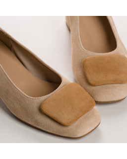 Ballerines Kefir en cuir velours - Élégantes et colorées - Reqins