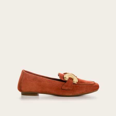 MOCASSINS HAZURA CUIR VELOURS