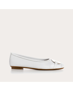 Ballerines Hermes en cuir - Élégance & Style | Reqins