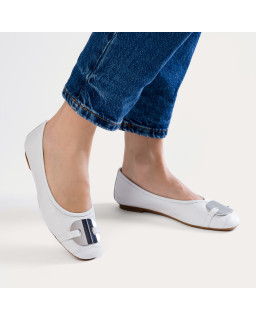 Ballerines Hermes en cuir - Élégance & Style | Reqins